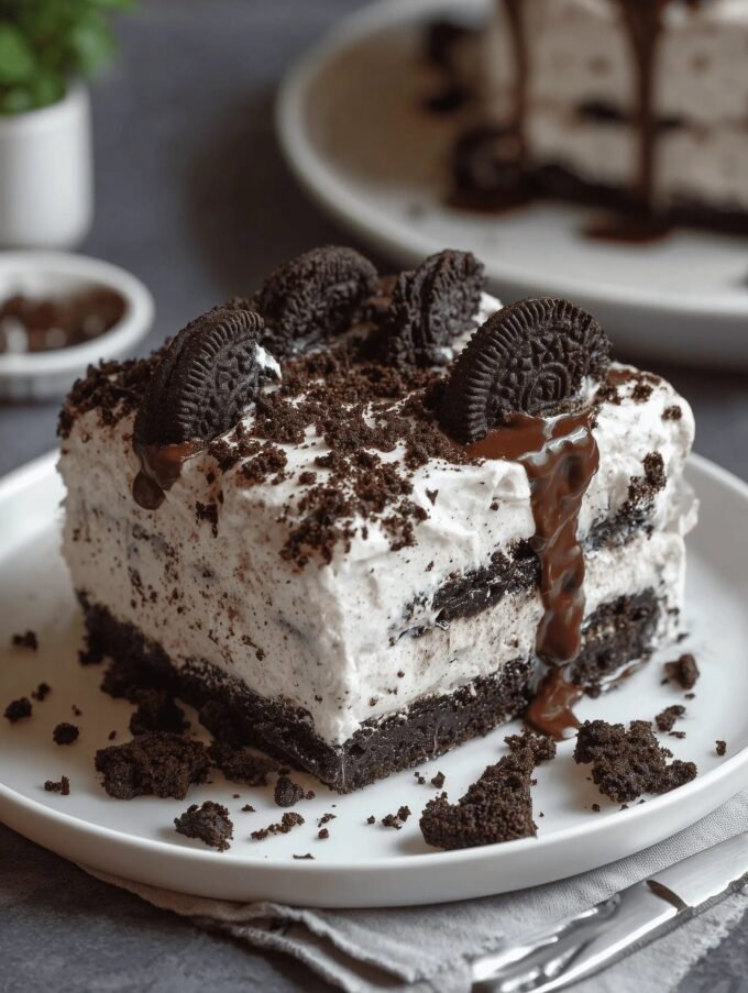 Cookies and Cream Ice Cream Cake