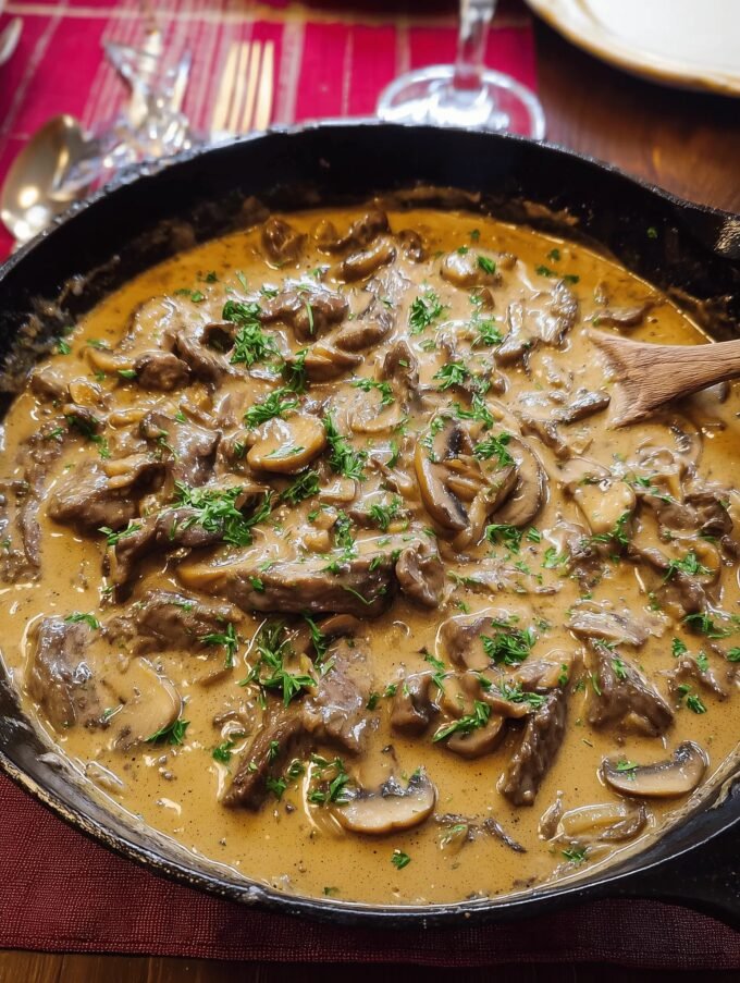 Beef Stroganoff