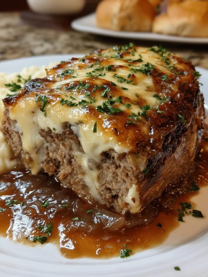Caramelized Onion Meatloaf