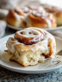 Delicious homemade easy cinnamon rolls fresh from the oven