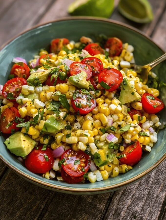 Summer Avocado and Corn Salad