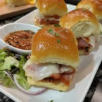Delicious Italian Sliders with fresh ingredients and savory toppings