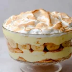 Delicious Southern banana pudding made from scratch with layers of bananas and cream