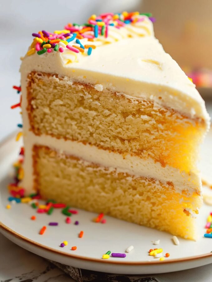 Timeless Vanilla Butter Cake