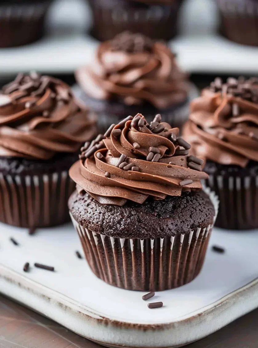 Decadent Ultra-Moist Chocolate Cupcakes