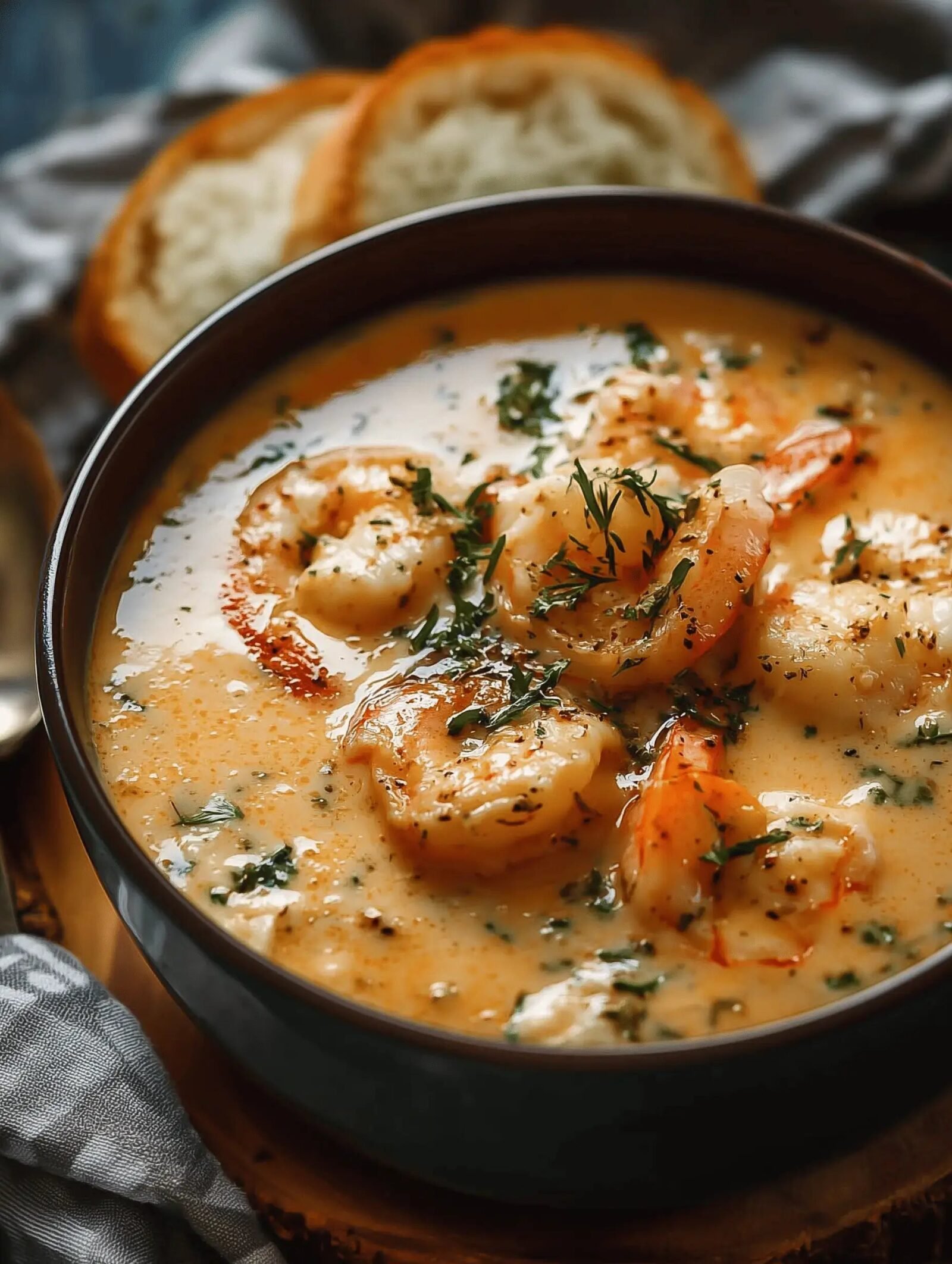 Creamy Crab and Shrimp Bisque